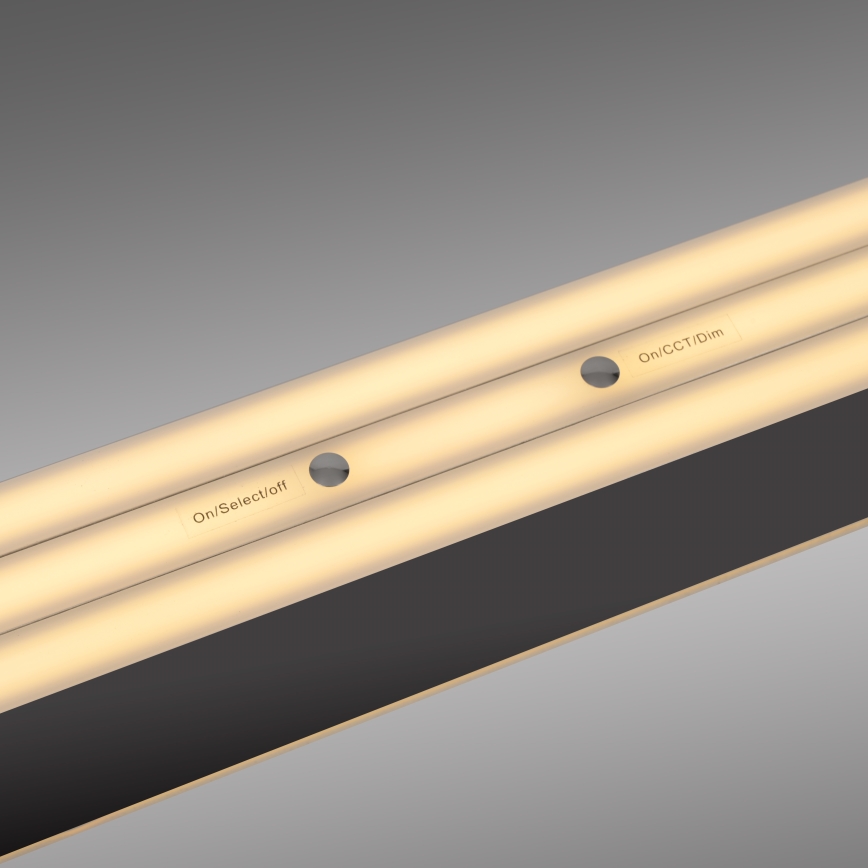 Schöner Wohnen 12577-18 - димируем LED висящ полилей на кабел ADRIANA ROUND 2xLED/24W/230V 2700/3000/3500/4000/5000K 160 cm черен