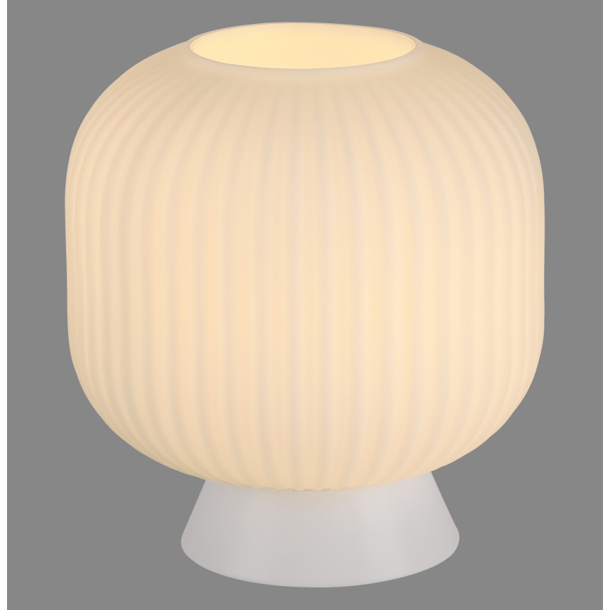 Schöner Wohnen 13573-16 - Настолна лампа NAMI 1xE27/25W/230V бяла