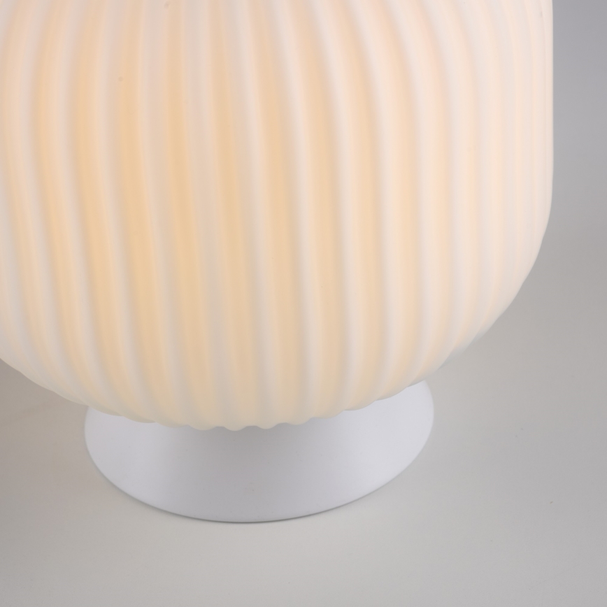 Schöner Wohnen 13573-16 - Настолна лампа NAMI 1xE27/25W/230V бяла