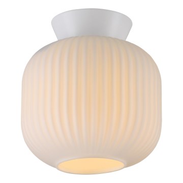 Schöner Wohnen 13574-16 - Таванно осветително тяло NAMI 1xE27/25W/230V диаметър 20 см бяло