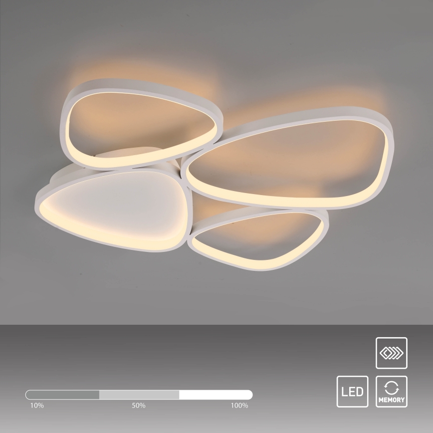 Schöner Wohnen 14038-16 - LED димируемо таванно осветително тяло PEBBLES LED/35,5W/230V бяло