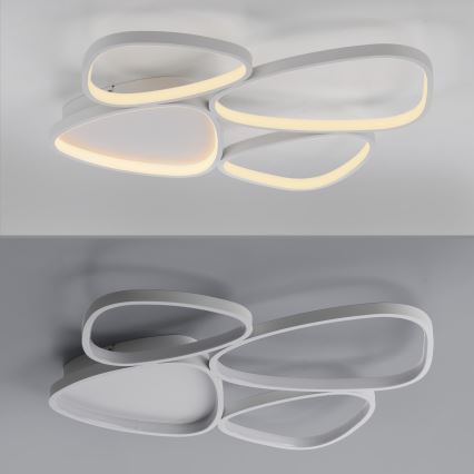 Schöner Wohnen 14038-16 - LED димируемо таванно осветително тяло PEBBLES LED/35,5W/230V бяло