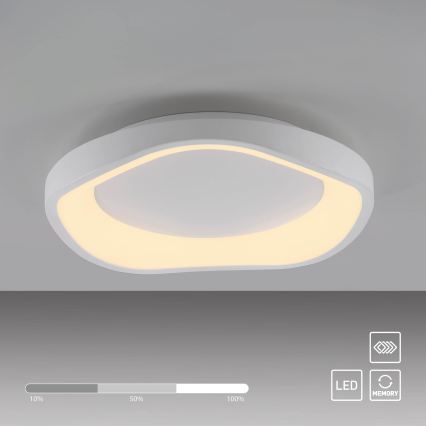 Schöner Wohnen 14233-16 - Димируемо таванно осветително тяло MONTA LED/21W/230V Ø 40 см, бяло