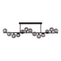 Schöner Wohnen 14505-18 - LED полилей, монтиран на тръба DUBAI 13xG9/3W/230V черен/опушен
