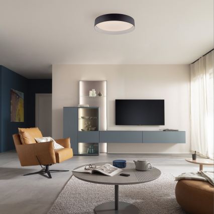 Schöner Wohnen 14594-18 - димируема LED таванна лампа TAVOLI LED/20W/230V 2700-6500K Ø 39 см, черна + дистанционно управление