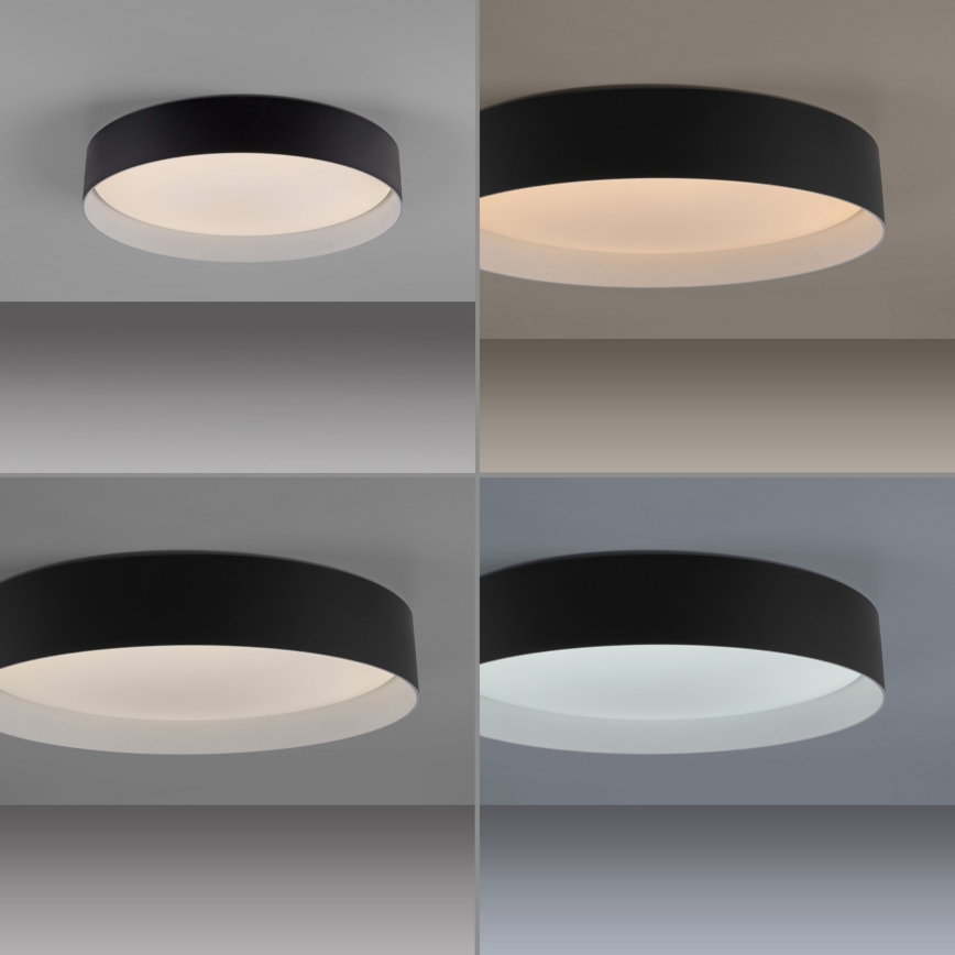 Schöner Wohnen 14594-18 - димируема LED таванна лампа TAVOLI LED/20W/230V 2700-6500K Ø 39 см, черна + дистанционно управление