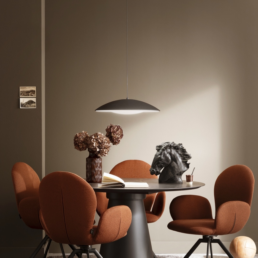 Schöner Wohnen 14606-18 - Димируема LED висяща лампа на кабел LENTE LED/17W/230V, Ø 40 см, черна