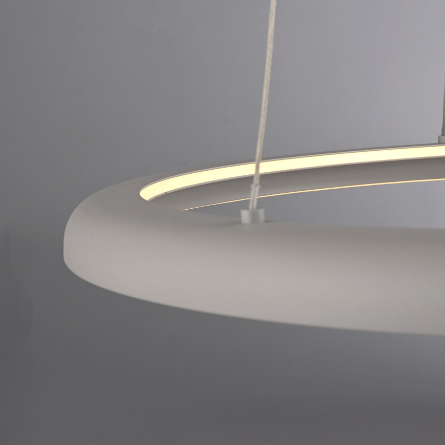 Schöner Wohnen 15570-39 - LED димируема висяща лампа на кабел QUILLO LED/36W/230V Ø 60 см, сива