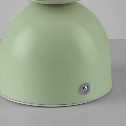 Schöner Wohnen 19218-43 - LED презареждаема настолна лампа RUDI със сензорно управление и регулируема яркост, 1,2 W / 5 V, 3000–6000 K, 1200 mAh, зелена