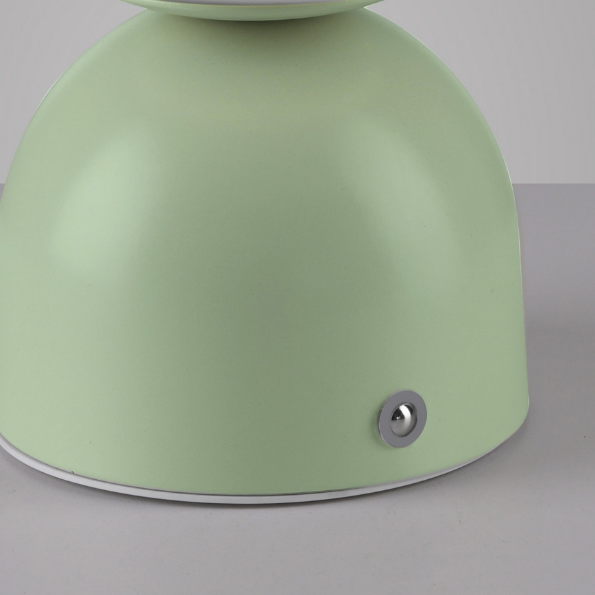 Schöner Wohnen 19218-43 - LED презареждаема настолна лампа RUDI със сензорно управление и регулируема яркост, 1,2 W / 5 V, 3000–6000 K, 1200 mAh, зелена