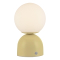 Schöner Wohnen 19218-81 - LED димируема сензорна акумулаторна настолна лампа RUDI LED/1,2W/5V 3000-6000K 1200 mAh жълта