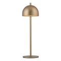 Schöner Wohnen 19244-12 - Димируема сензорна презареждаема външна настолна лампа BELLIS LED/2,5W/5V 2600 mAh IP54 златна