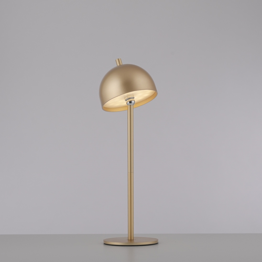 Schöner Wohnen 19244-12 - Димируема сензорна презареждаема външна настолна лампа BELLIS LED/2,5W/5V 2600 mAh IP54 златна