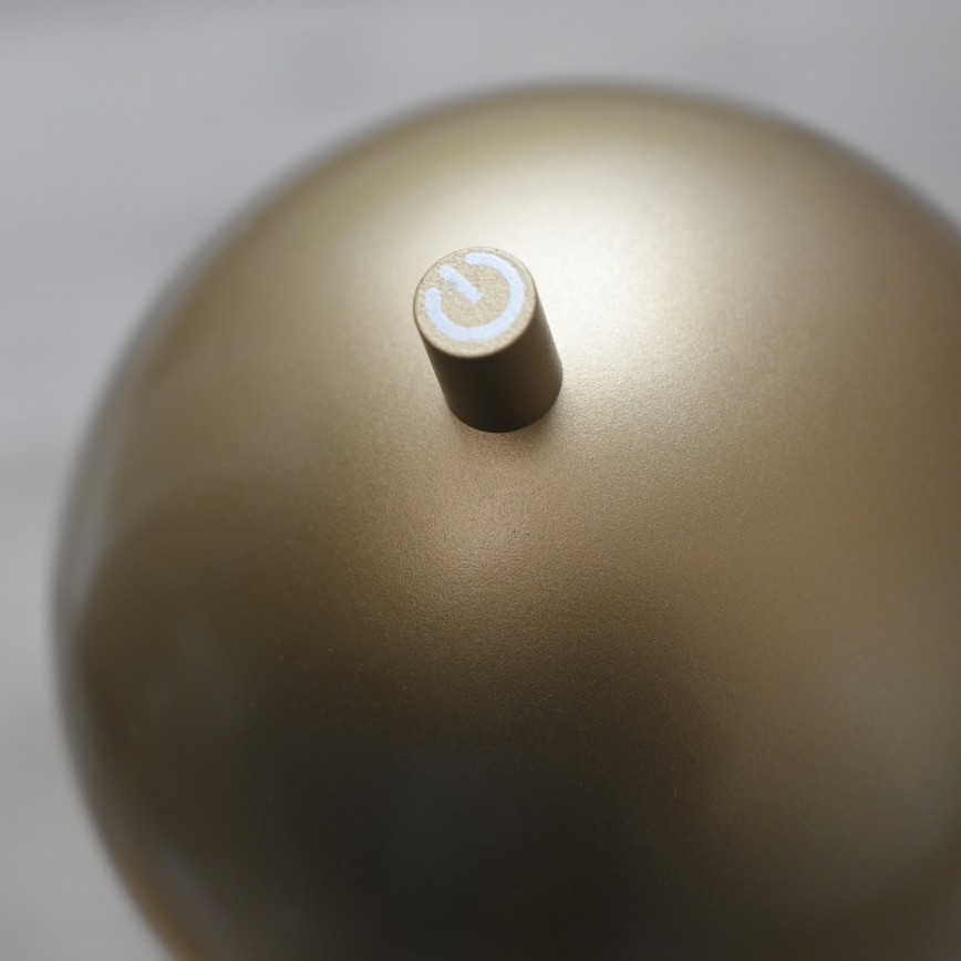 Schöner Wohnen 19244-12 - Димируема сензорна презареждаема външна настолна лампа BELLIS LED/2,5W/5V 2600 mAh IP54 златна