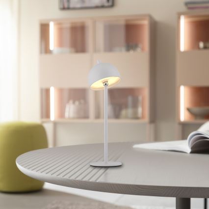 Schöner Wohnen 19244-16 - димируема LED сензорна презареждаема външна настолна лампа BELLIS LED/2,5W/5V 2600 mAh IP54 бяла