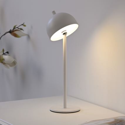 Schöner Wohnen 19244-16 - димируема LED сензорна презареждаема външна настолна лампа BELLIS LED/2,5W/5V 2600 mAh IP54 бяла