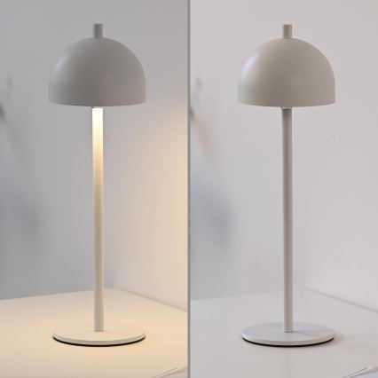 Schöner Wohnen 19244-16 - димируема LED сензорна презареждаема външна настолна лампа BELLIS LED/2,5W/5V 2600 mAh IP54 бяла