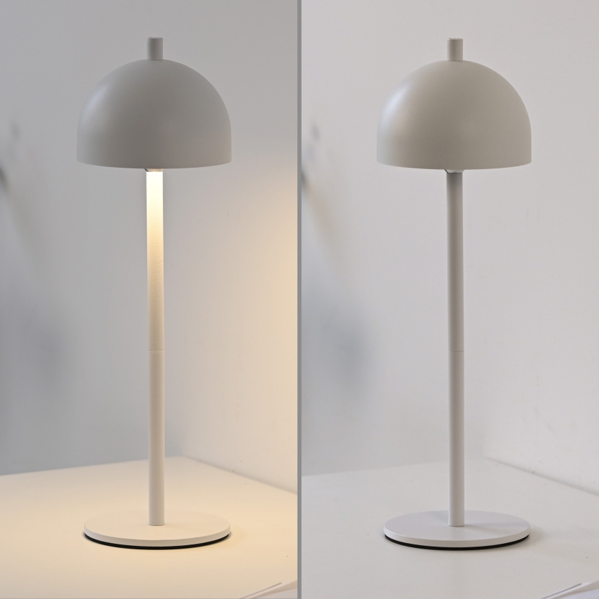 Schöner Wohnen 19244-16 - димируема LED сензорна презареждаема външна настолна лампа BELLIS LED/2,5W/5V 2600 mAh IP54 бяла