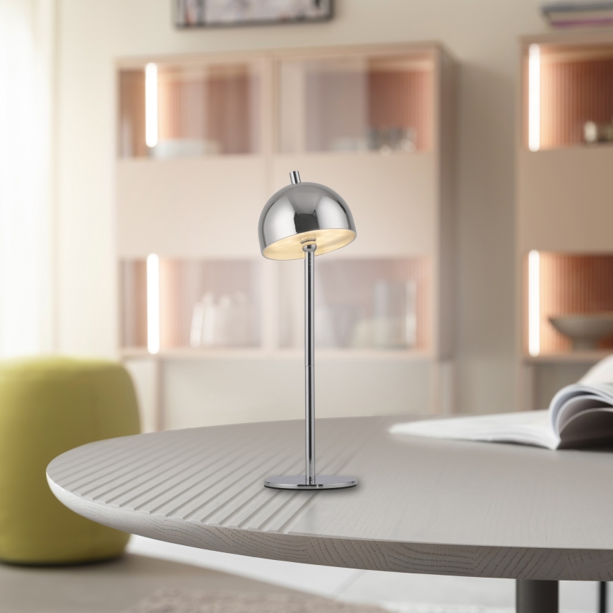 Schöner Wohnen 19244-17 - Димируема сензорна презареждаема външна настолна лампа BELLIS LED/2,5W/5V 2600 mAh IP54 лъскав хром