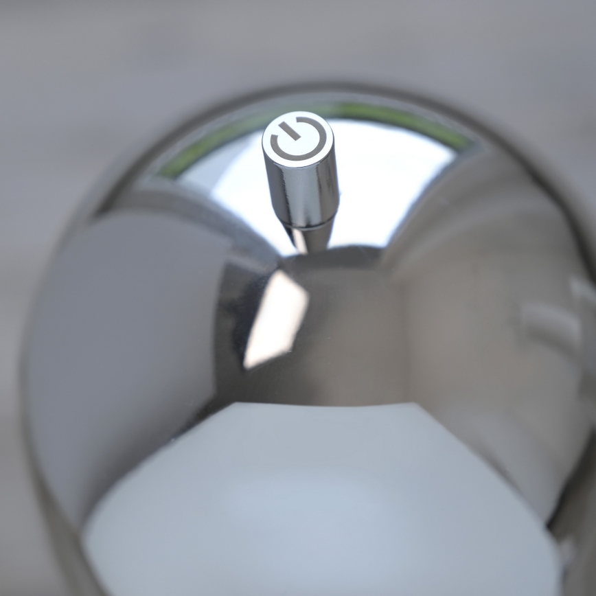 Schöner Wohnen 19244-17 - Димируема сензорна презареждаема външна настолна лампа BELLIS LED/2,5W/5V 2600 mAh IP54 лъскав хром