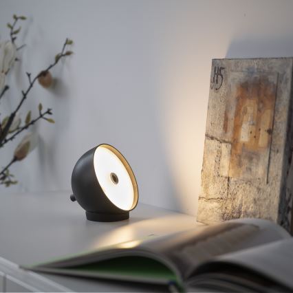 Schöner Wohnen 19244-18 - Димируема сензорна презареждаема външна настолна лампа BELLIS LED/2,5W/5V 2600 mAh IP54 черна