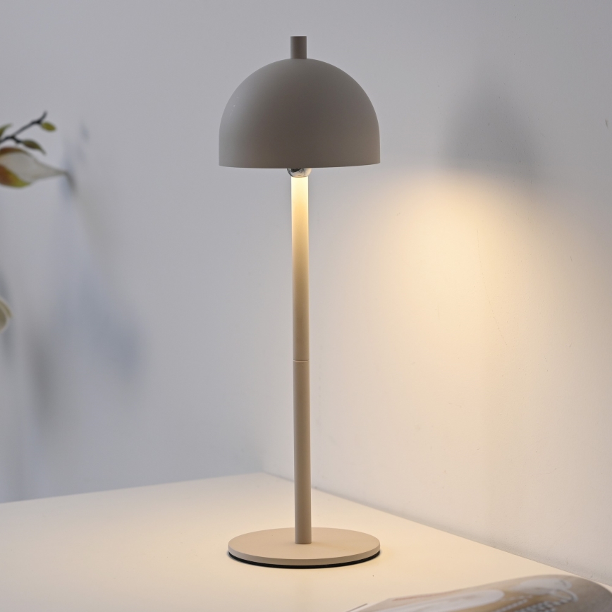 Schöner Wohnen 19244-39 - LED димируема сензорна презареждаема външна настолна лампа BELLIS LED/2,5W/5V 2600 mAh IP54 сива