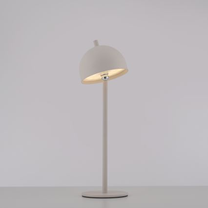 Schöner Wohnen 19244-39 - LED димируема сензорна презареждаема външна настолна лампа BELLIS LED/2,5W/5V 2600 mAh IP54 сива