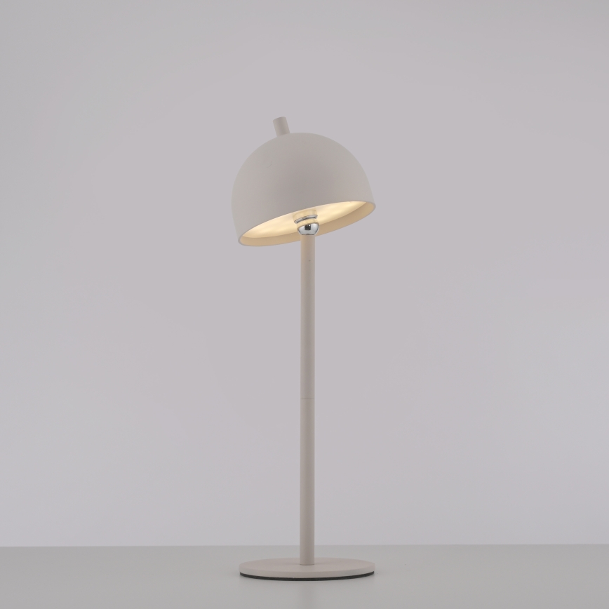 Schöner Wohnen 19244-39 - LED димируема сензорна презареждаема външна настолна лампа BELLIS LED/2,5W/5V 2600 mAh IP54 сива