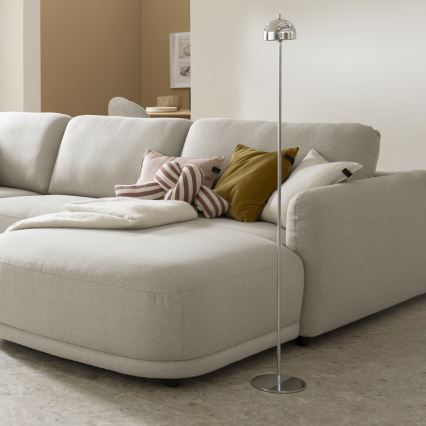 Schöner Wohnen 19245-17 - LED димируема сензорна зареждаема външна подова лампа BELLIS LED/2,5W/5V 2600 mAh IP54 лъскав хром