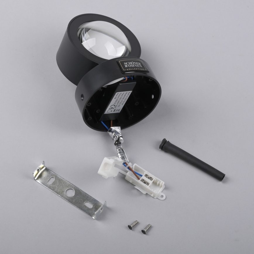 Schöner Wohnen 19331-18 - LED стенно осветително тяло CHIA 2xLED/2W/230V черно