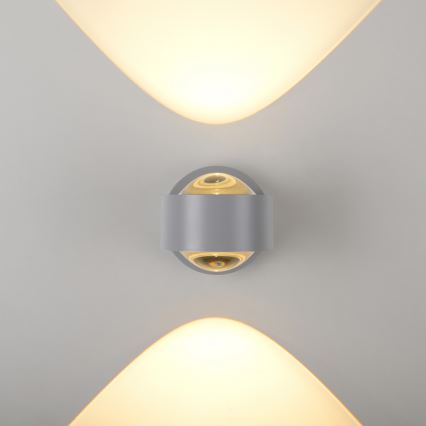 Schöner Wohnen 19331-21 - LED стенно осветително тяло CHIA 2xLED/2W/230V антрацит