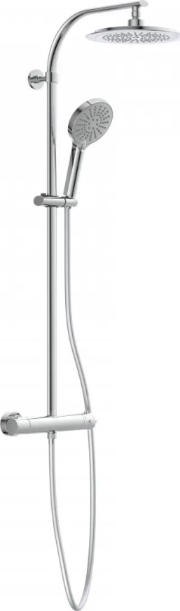 Schütte 60046 - Душ комплект с термостатен смесител MADURA FRESH, лъскав хром