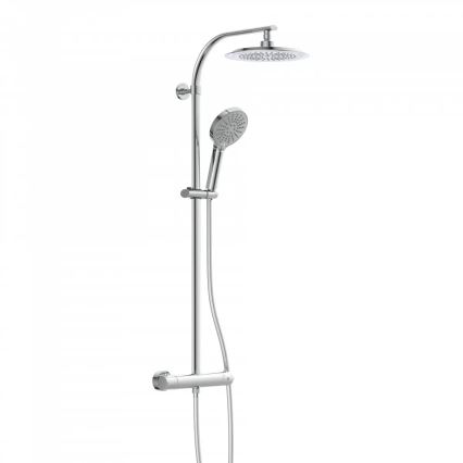 Schütte 60046 - Душ комплект с термостатен смесител MADURA FRESH, лъскав хром