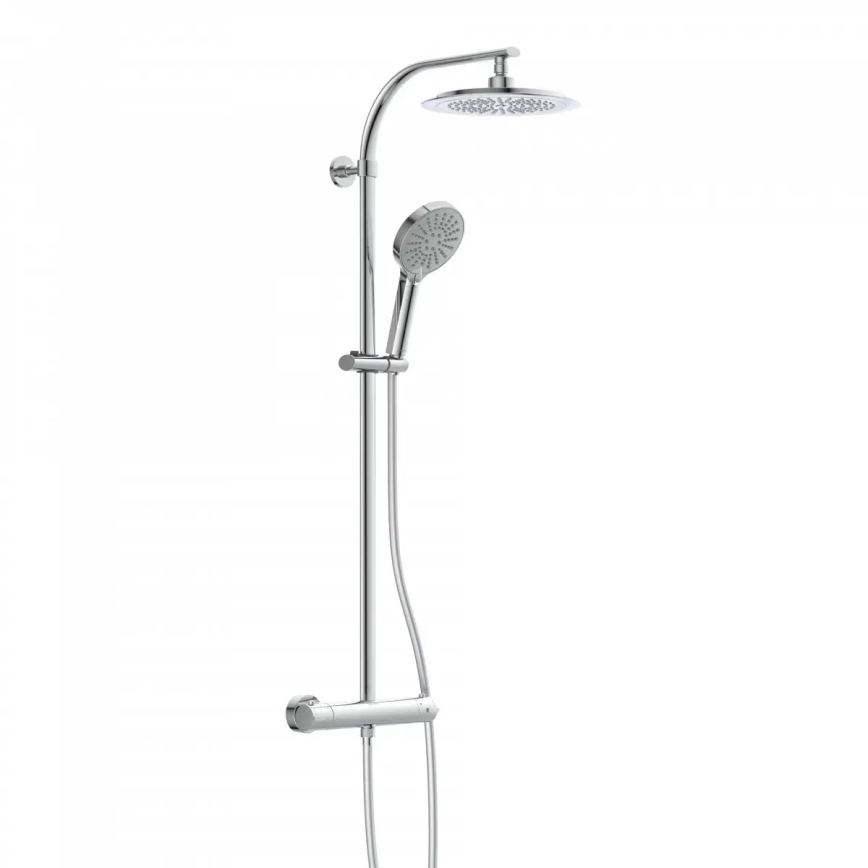 Schütte 60046 - Душ комплект с термостатен смесител MADURA FRESH, лъскав хром