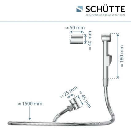 Schütte 78016 - Душ за мивка блестящ хром
