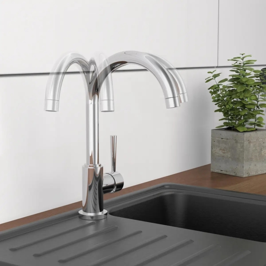 Schütte 79116 - Смесител за мивка CORNWALL, блестящ хром