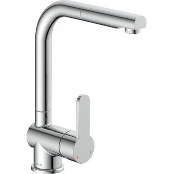 Schütte 79700 - Кухненски смесител LONDON с изтегляща се лейка, лъскав хром