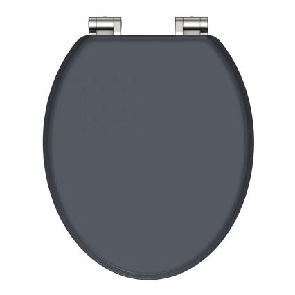 Schütte 80104 - Тоалетна седалка SPIRIT, антрацит, SoftClose (меко затваряне), МДФ дърво