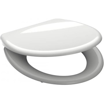Schütte 82300-A - Бяла тоалетна седалка с плавно затваряне, дуропласт