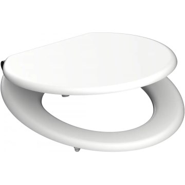 Schütte 84100-A - Тоалетна седалка WHITE SoftClose, MDF, дърво