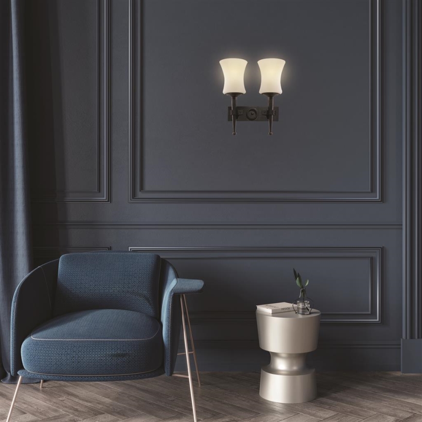 Searchlight - Стенно осветително тяло CARTWHEEL 2xE27/60W/230V