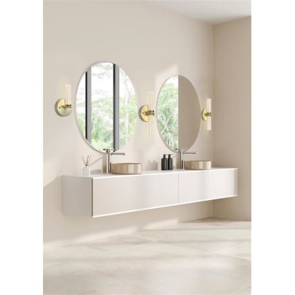 Searchlight - Димируемо LED стенно осветително тяло за баня ABERDEEN LED/7W/230V IP44 месинг