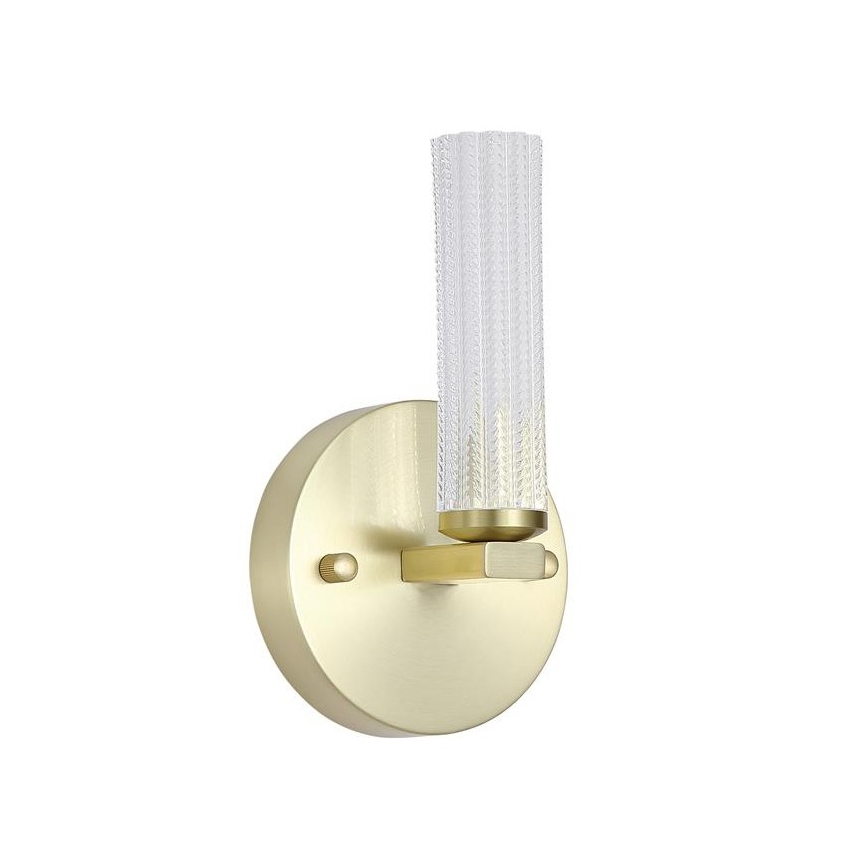 Searchlight - Димируемо LED стенно осветително тяло за баня ABERDEEN LED/7W/230V IP44 месинг