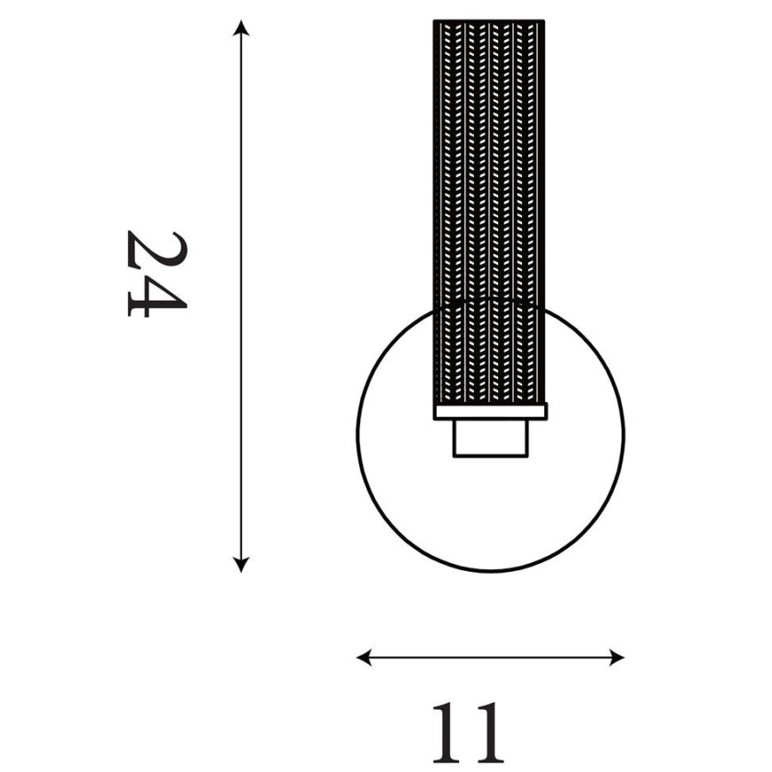 Searchlight - Димируемо LED стенно осветително тяло за баня ABERDEEN LED/7W/230V IP44 месинг