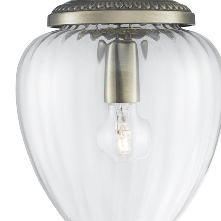 Searchlight - Висящ полилей PINEAPPLE 1xE27/60W/230V месинг
