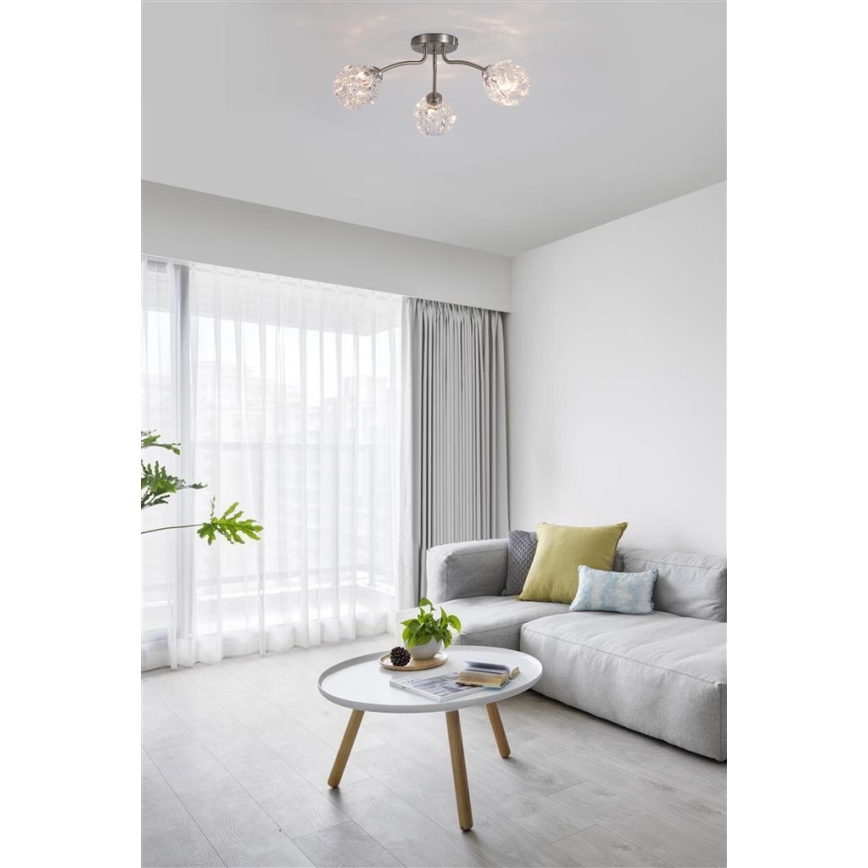 Searchlight - Плафон ASTRAL 3xG9/33W/230V матов хром