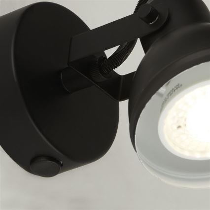 Searchlight - Стенен спот FOCUS 1xGU10/50W/230V черен