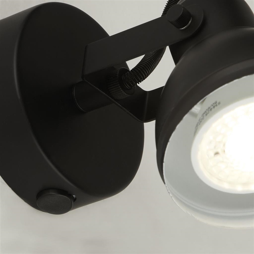 Searchlight - Стенен спот FOCUS 1xGU10/50W/230V черен
