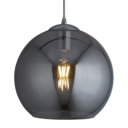 Searchlight - Висящ полилей BALL 1xE27/60W/230V сребрист