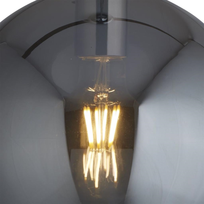Searchlight - Висящ полилей BALL 1xE27/60W/230V сребрист